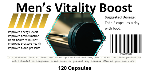 Men's Vitality Boost Capsules