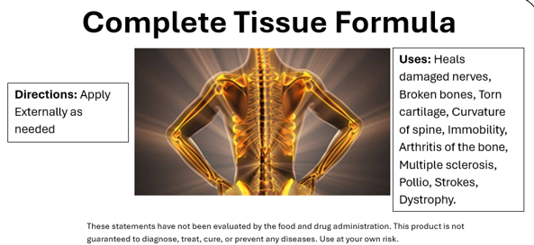 Complete Tissue Formula Salve