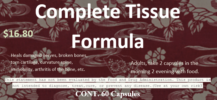 Complete Tissue Formula Capsules