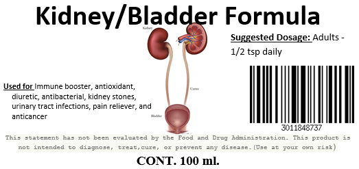 Kidney/Bladder Formula Tincture