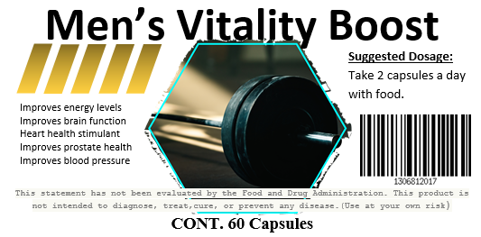 Men's Vitality Boost Capsules