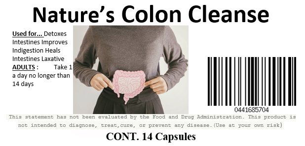 Nature's Colon Cleanse Capsules