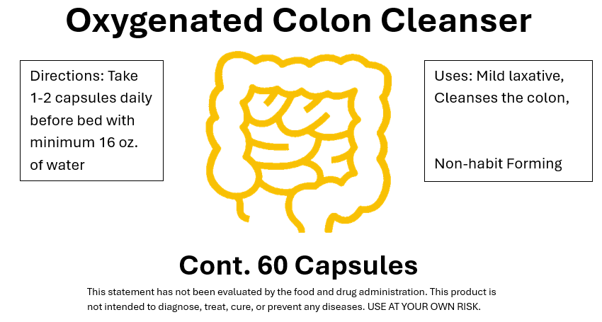 Oxygenated Colon Cleanser Capsules