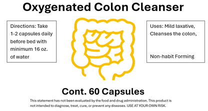 Oxygenated Colon Cleanser Capsules