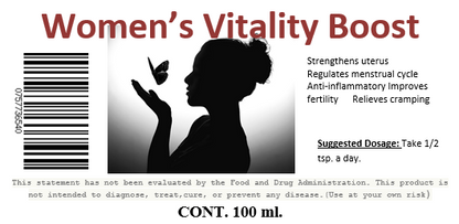 Women's Vitality Boost Tincture