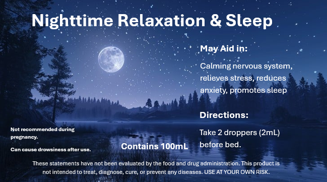 Nighttime Relaxation & Sleep Tincture